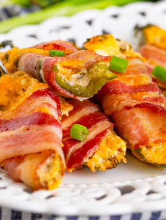 jalapeno poppers on white plate