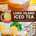 long island iced tea pin collage