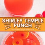 shirley temple punch pin collage