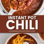 instant pot chili pin collage