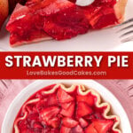 strawberry pie pin collage