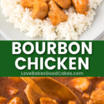 bourbon chicken pin collage