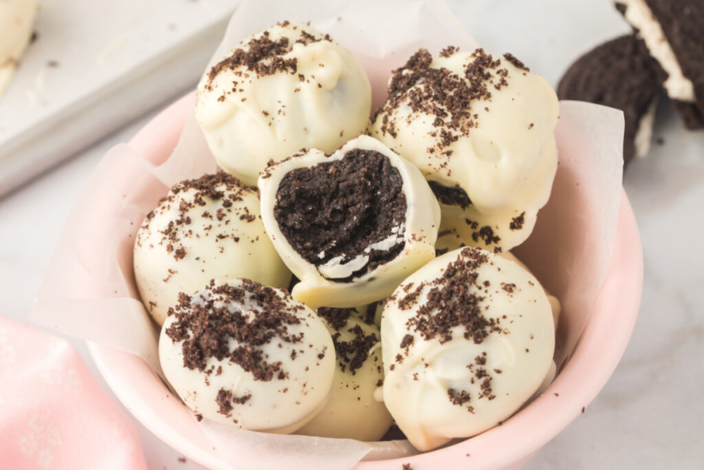 oreo truffle in bowl