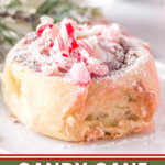 candy cane cinnamon rolls pin collage