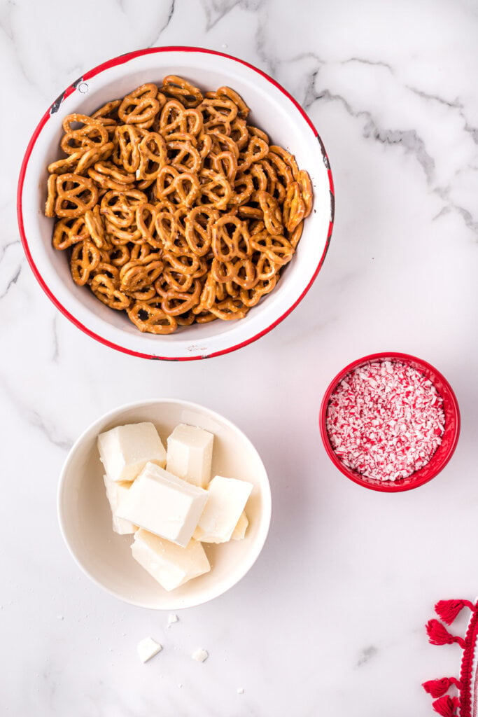 ingredients in bowls