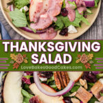 thanksgiving salad pin collage