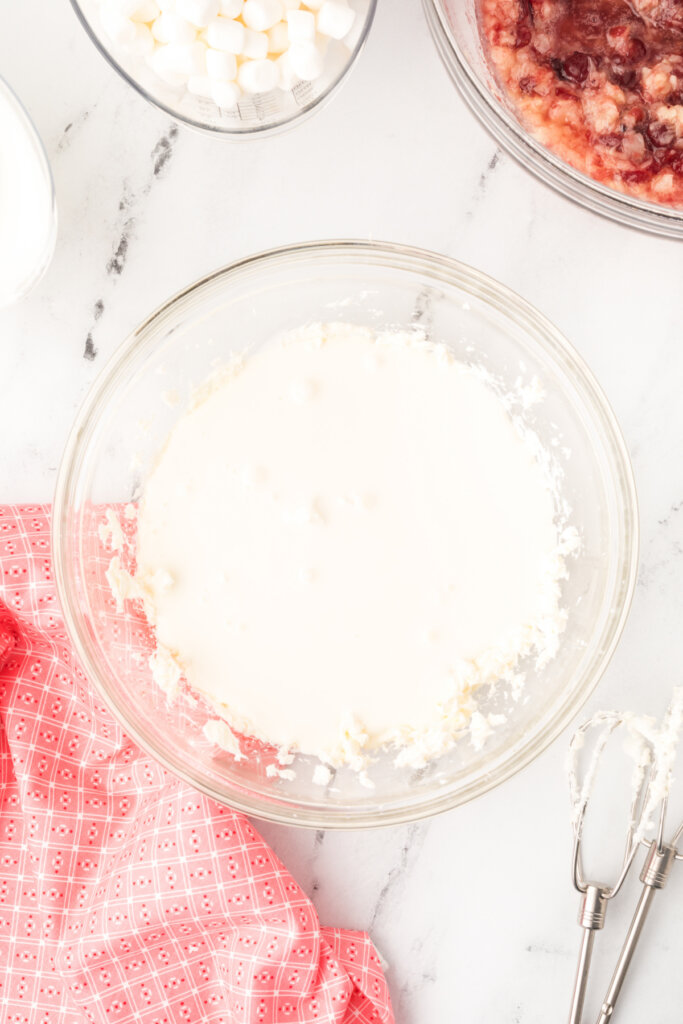 pour in the heavy cream