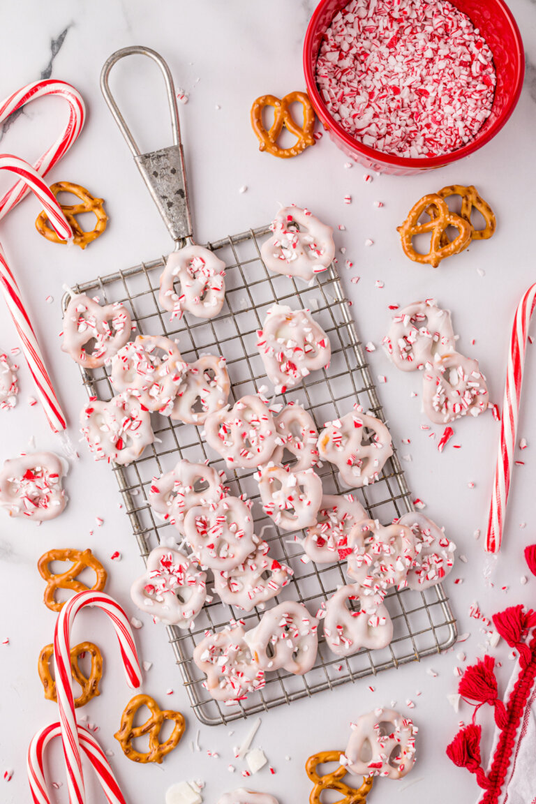 Candy Cane Peppermint Pretzels Love Bakes Good Cakes