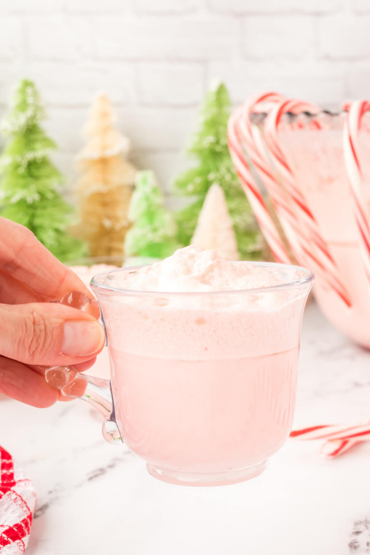 Peppermint Eggnog Punch Love Bakes Good Cakes