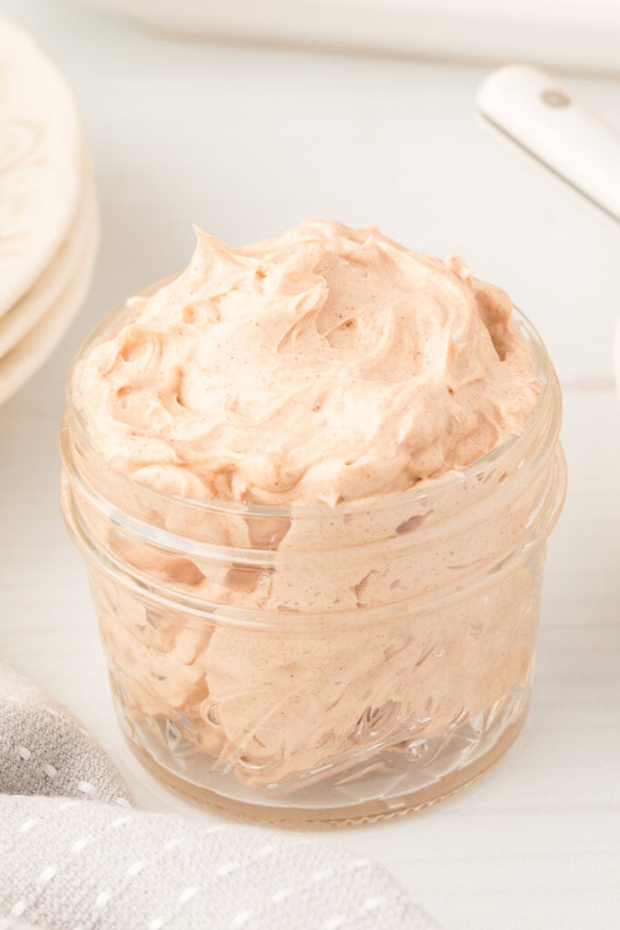 copycat texas roadhouse cinnamon butter in glass jar