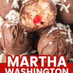 martha washington candies in collage