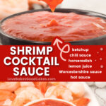 shrimp cocktail sauce pin collage