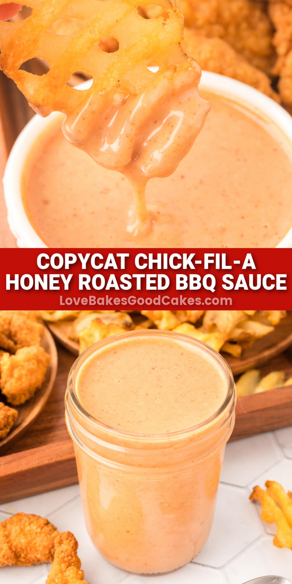 Copycat ChickfilA Honey Roasted BBQ Sauce Love Bakes Good Cakes
