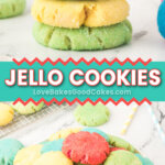 jello cookies pin collage