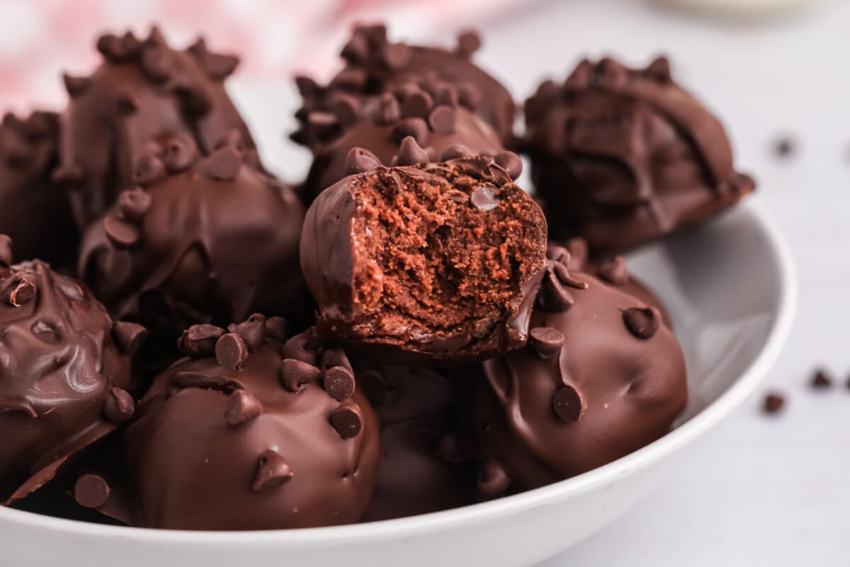 No-Bake Brownie Bites
