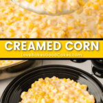 creamed corn pin collage