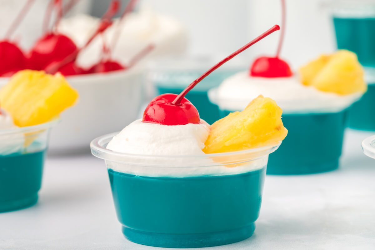 Blue Hawaiian Jello Shots Love Bakes Good Cakes