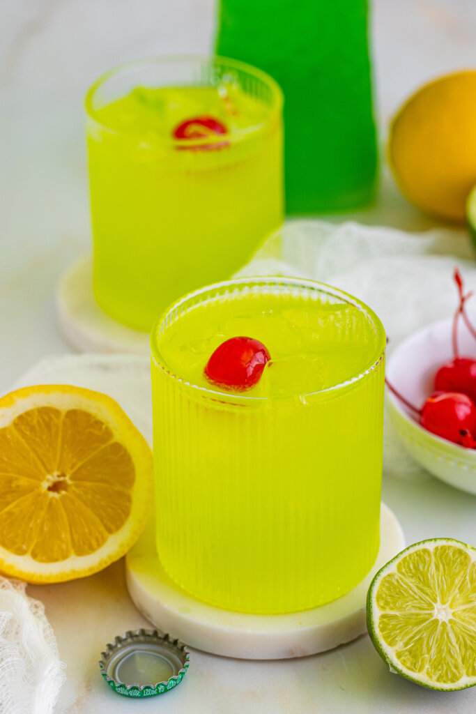 Limoncello Midori Sour Perfect Mixed Drink Recipe