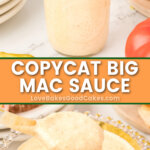 copycat big mac sauce pin collage