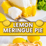 lemon meringue pie pin collage
