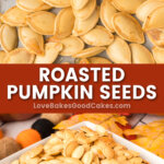roasted pumpkin seeds pin collage