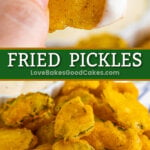 fried pickles pin collage