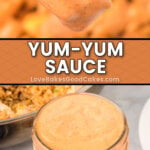 yum yum sauce pin collage