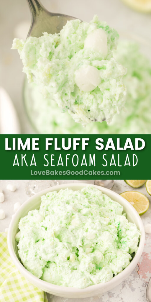 Lime Fluff Salad - Love Bakes Good Cakes