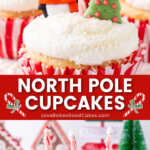 north pole cupcakes pin collage
