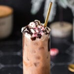 iced peppermint mocha pin collage