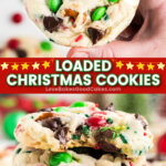 loaded christmas cookies pin collage