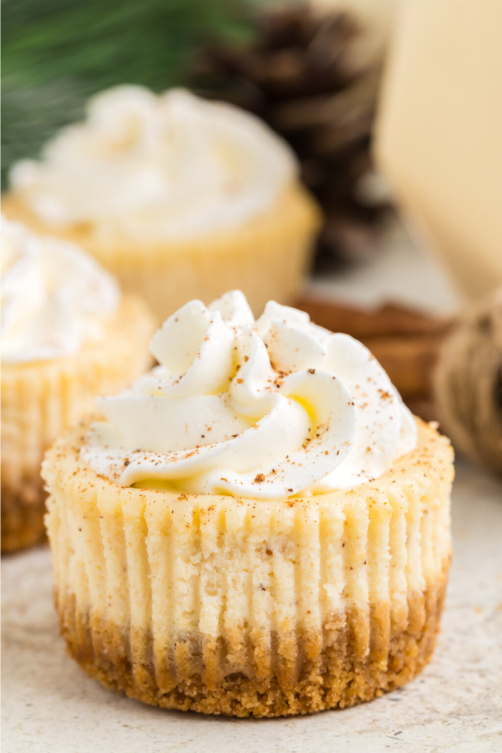 Mini Eggnog Cheesecakes Love Bakes Good Cakes