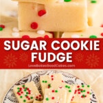 sugar cookie fudge pin collage