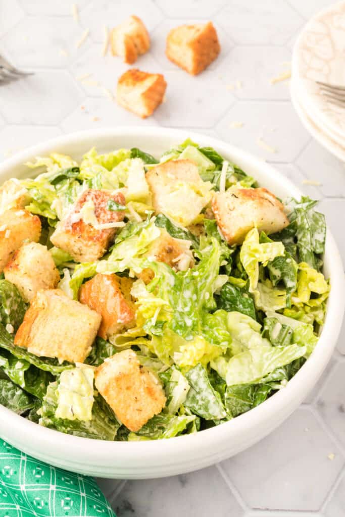 closeup of salad in bowl