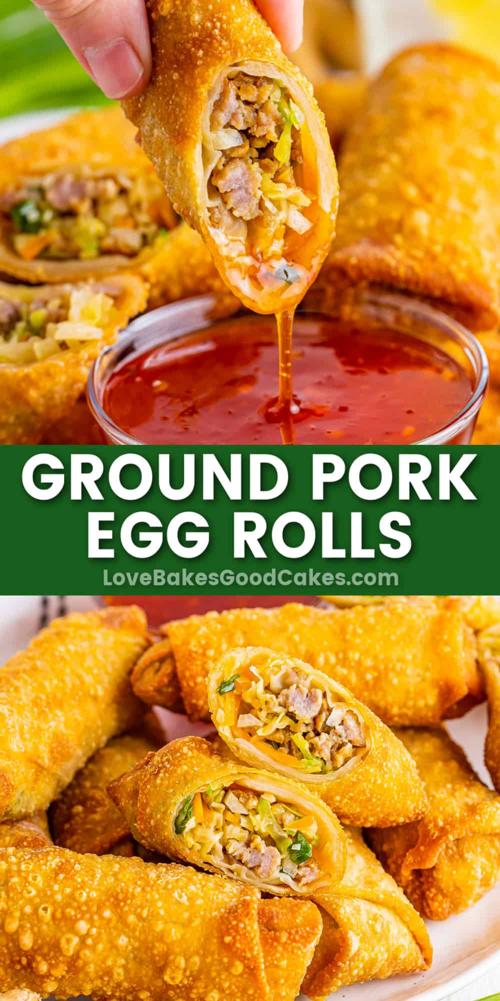 Ground Pork Egg Rolls Love Bakes Good Cakes
