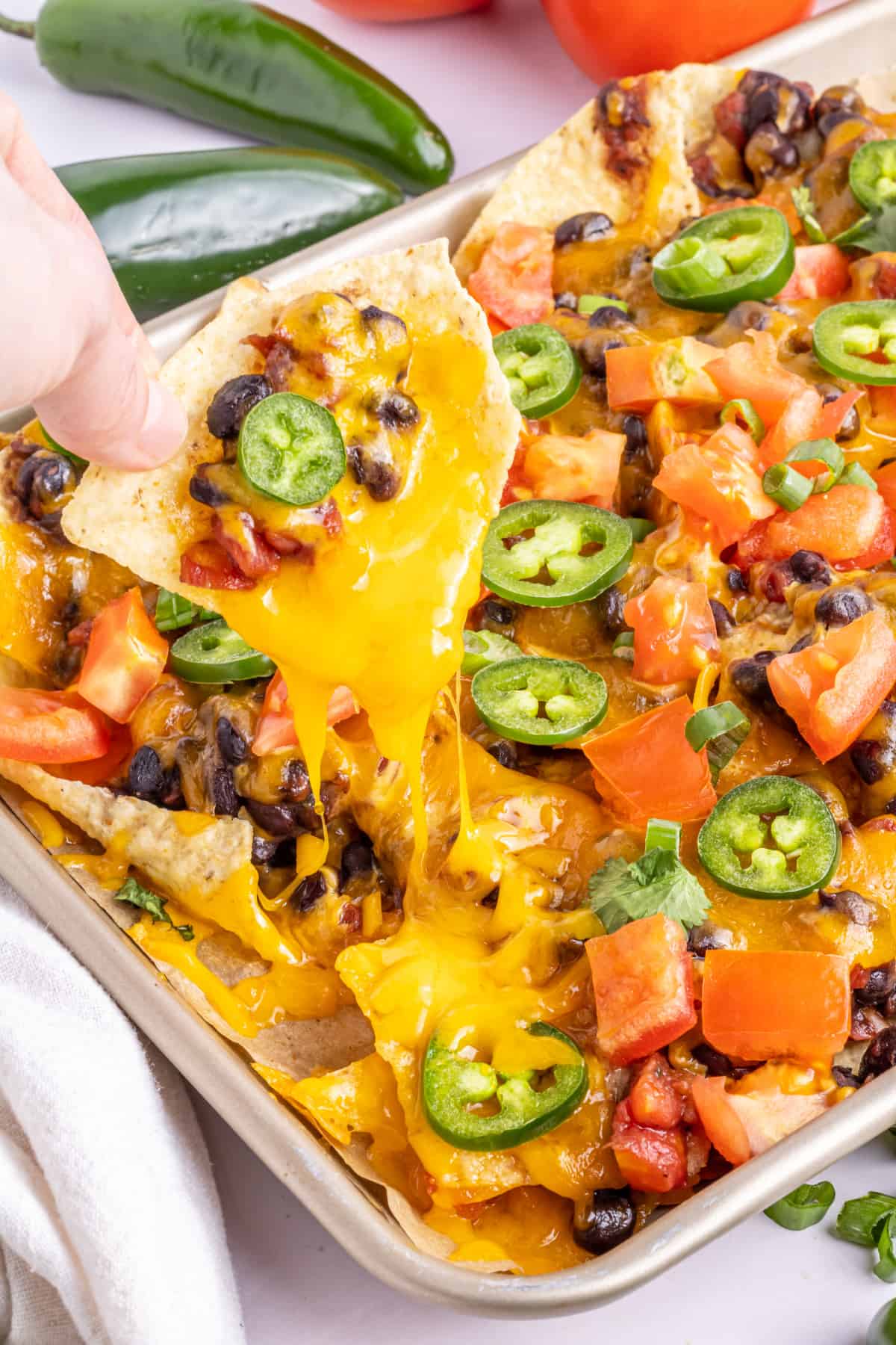 Spicy Loaded Black Bean Nachos Love Bakes Good Cakes