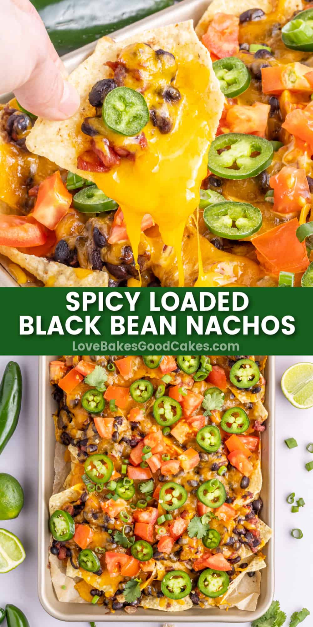 Spicy Loaded Black Bean Nachos Love Bakes Good Cakes