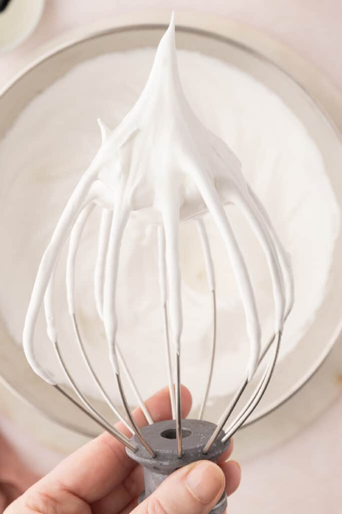 Swap the whisk attachment for the paddle attachment.