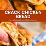 crack chicken bread pin collage