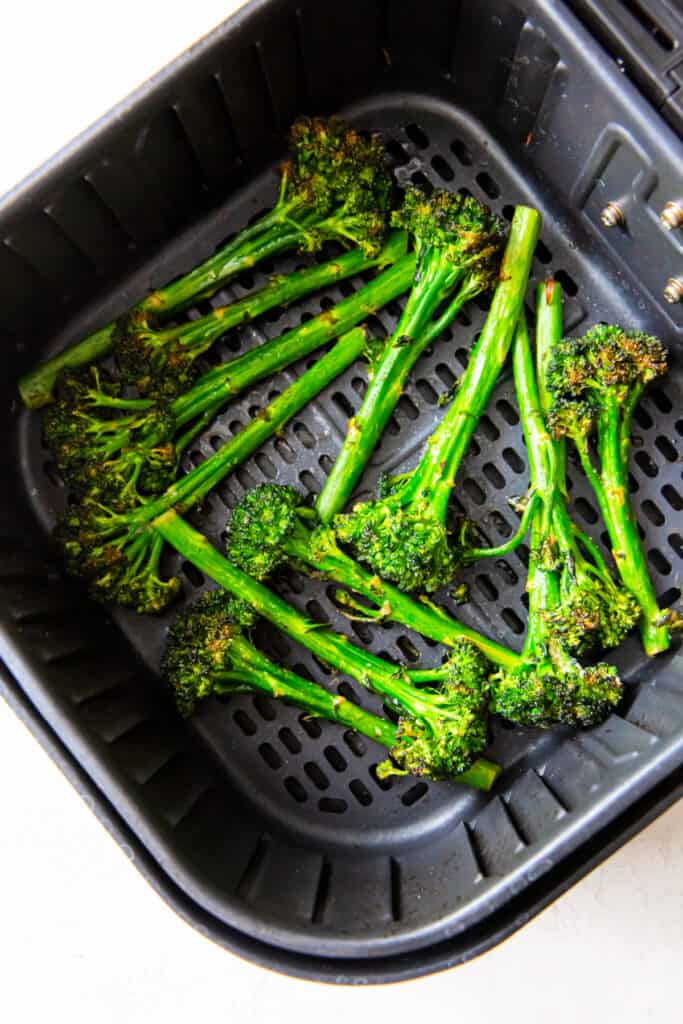 roasted broccolini in the air fryer