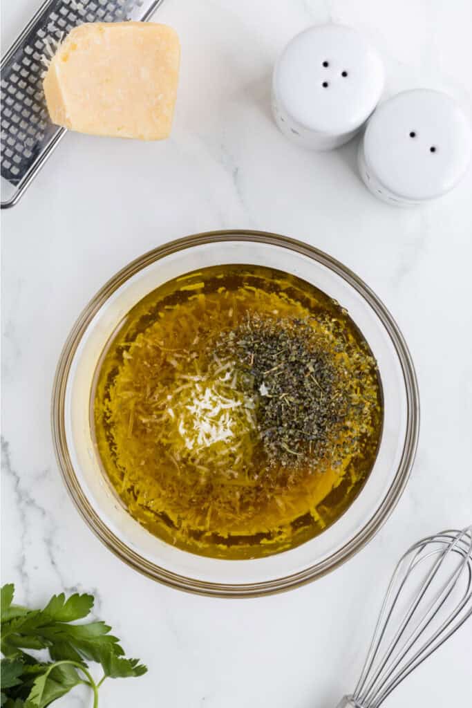 Cook the pasta to al dente in salted water according to package directions. Drain the pasta and run it under cold water for 1 minute, then set aside to finish cooling. 