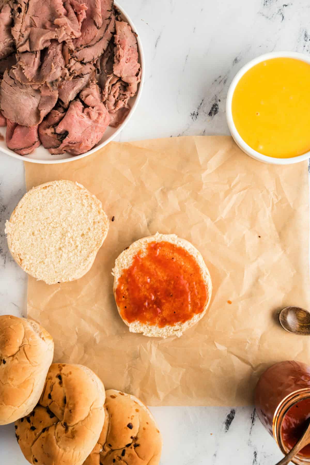 Arby's Beef and Cheddar Sandwiches - Love Bakes Good Cakes