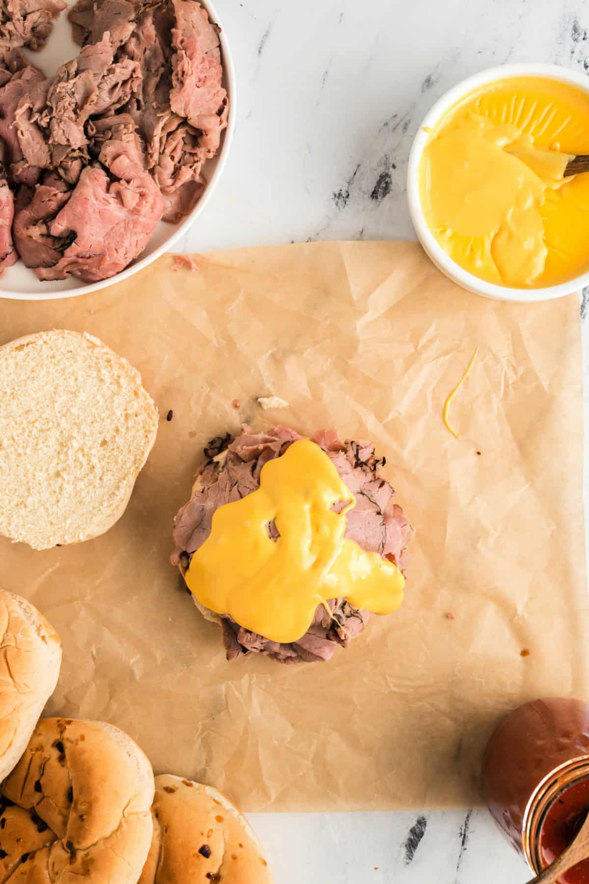 Arby's Beef and Cheddar Sandwiches - Love Bakes Good Cakes