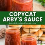 copycat arby's sauce pin collage