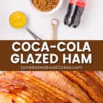 coca cola glazed ham pin collage