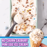 no churn cadbury mini egg ice cream