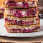 blackberry grilled cheese sandwich pin collage