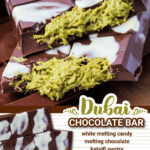 dubai chocolate bar facebook collage