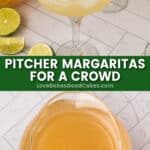 pitcher margaritas for a crowd pin collage
