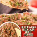 The Best and ONLY Fresh Salsa You'll Ever Need facebook collage